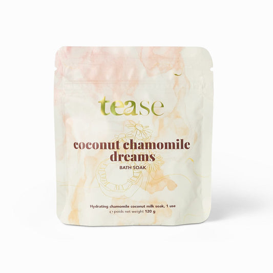 Tease Tea & Wellness Blends herbal 120g (single use) Coconut Chamomile Dreams Bath Treatment (Case of 6)